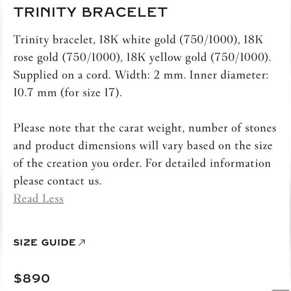 Cartier Trinity Bracelet - Picture 6 of 7